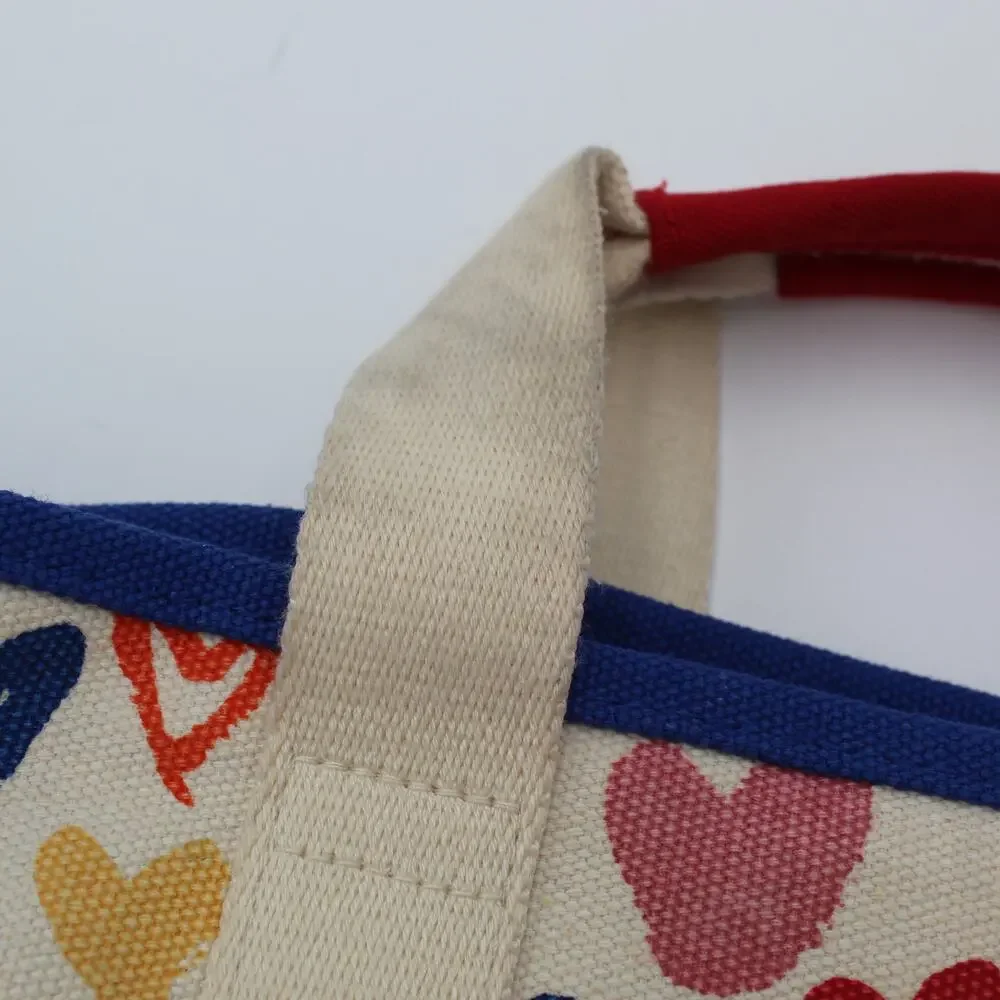 Brighton Red White and You Mini Tote Canvas Crossbody Bag Love Hearts Patriotic